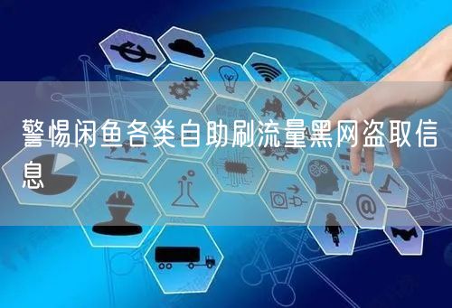 警惕闲鱼各类自助刷流量黑网盗取信息